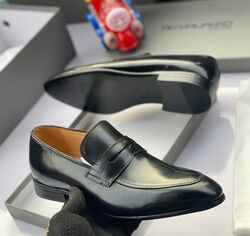 #2. Black Top Grain Penny Loafer (Sizes Available: 39, 40, 41, 42, 43, 44, 45 and 46 only)
